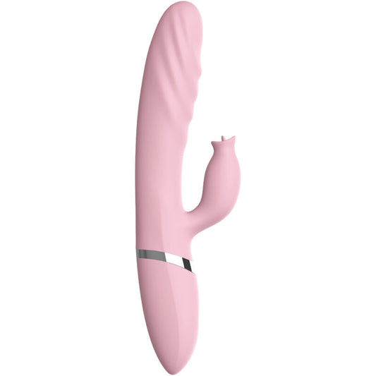 ARMONY - VIBRATOR AND THRUSTING WITH PINK HEAT EFFECT TONGUE