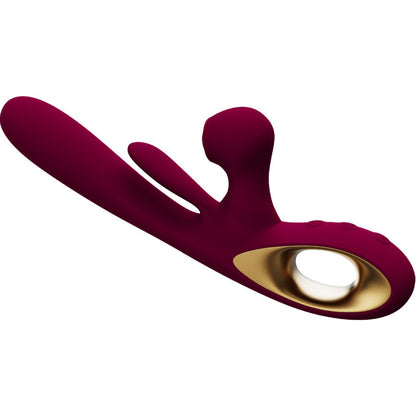 ARMONY - VIBRADOR DE IMPACTO SWING Y DOBLE ESTIMULADOR MODELO 1 BORDEAUX