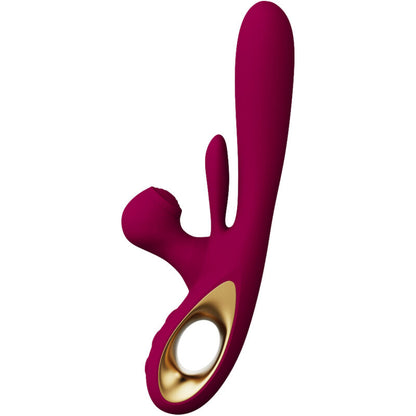 ARMONY - VIBRADOR DE IMPACTO SWING Y DOBLE ESTIMULADOR MODELO 1 BORDEAUX