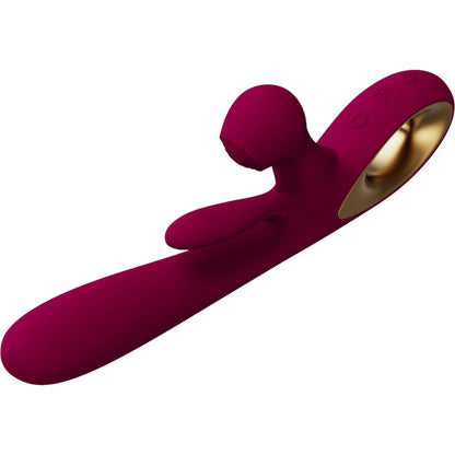 ARMONY - VIBRADOR DE IMPACTO SWING Y DOBLE ESTIMULADOR MODELO 1 BORDEAUX