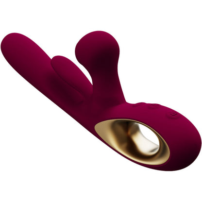 ARMONY - VIBRADOR DE IMPACTO SWING Y DOBLE ESTIMULADOR MODELO 1 BORDEAUX