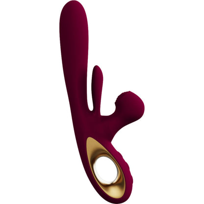 ARMONY - VIBRADOR DE IMPACTO SWING Y DOBLE ESTIMULADOR MODELO 1 BORDEAUX