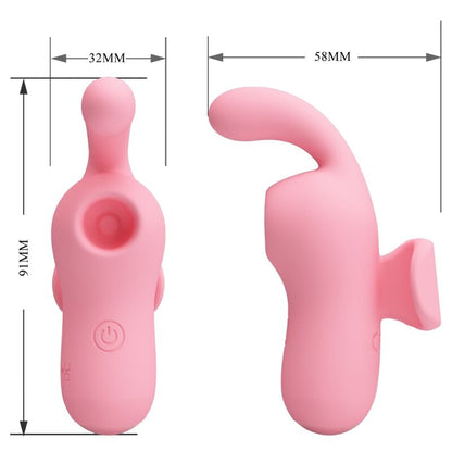 PRETTY LOVE - MINI JUGUETES DIVERTIDOS DE MAGIC BEE VIBRADOR Y SUCCIONADOR