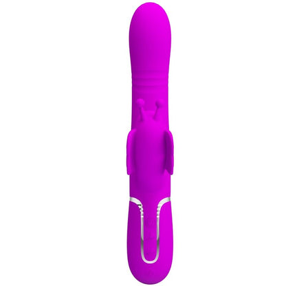 PRETTY LOVE - 4-IN-1 MULTIFUNCTION RABBIT VIBRATOR FUCHSIA BUTTERFLY