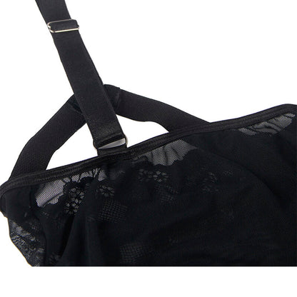SUBBLIME - TEDDY WITH LIGUERO DETAIL STRAPS NEGRO S/M
