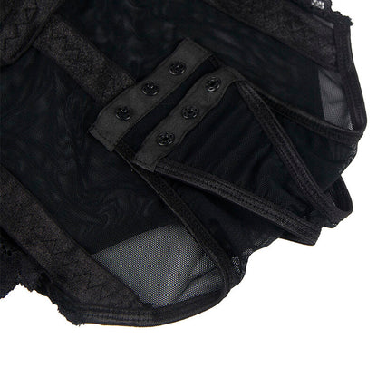 SUBBLIME - TEDDY WITH LIGUERO DETAIL STRAPS NEGRO S/M