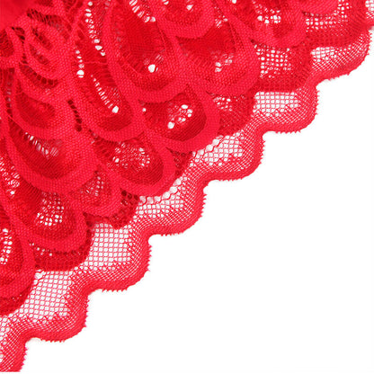 SUBBLIME - SATIN BABYDOLL WITH RED FITTING S/M