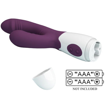 PRETTY LOVE - VIBRADOR ANAL Y ESTIMULADOR DE PUNTO G PÚRPURA ANDRE