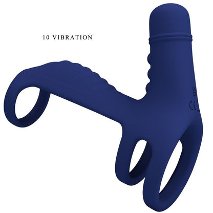 PRETTY LOVE - ANILLO VIBRANTE ELISH CON EXTENSOR AZUL
