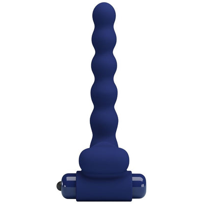 PRETTY LOVE - ANILLO VIBRADOR AJMAL CON PLUG AZUL
