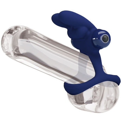 PRETTY LOVE - FRANCISCO ANILLO VIBRADOR DOBLE CONEJITO AZUL