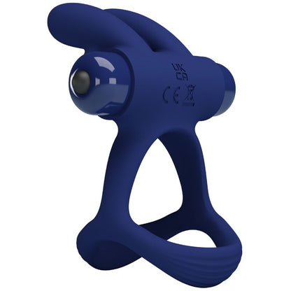 PRETTY LOVE - FRANCISCO ANILLO VIBRADOR DOBLE CONEJITO AZUL