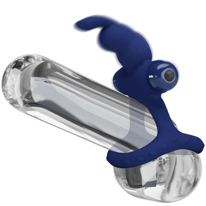 PRETTY LOVE - LUCHITO DOUBLE VIBRATING RING BLUE RABBIT