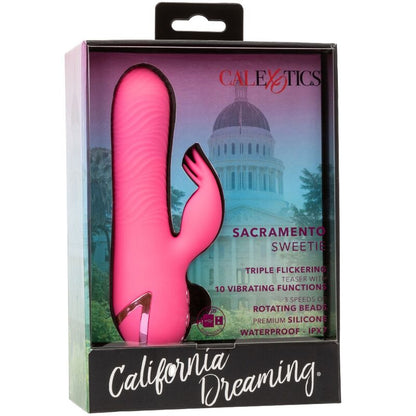CALEXOTICS - SACRAMENTO SWEETIE VIBRADOR CONEJITO ROSA POR CALIFORNIA DREAMING