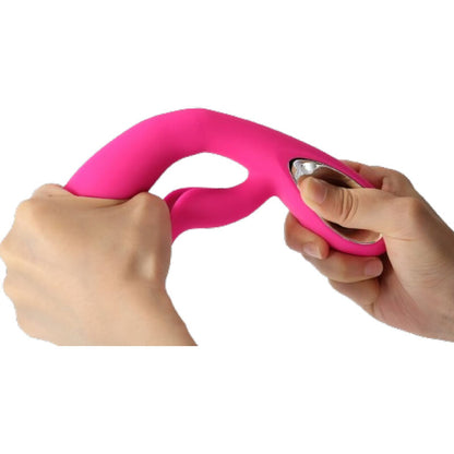 ARMONY - VIBRADOR DARO Y ESTIMULADOR DE ANILLO DE PENE FUCSIA