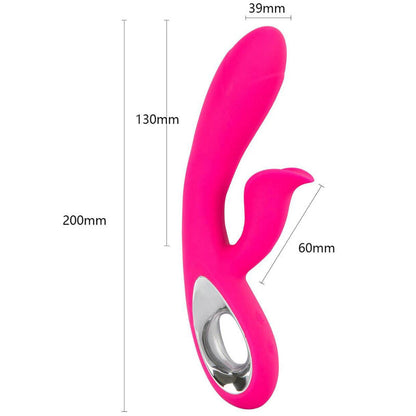ARMONY - VIBRADOR DARO Y ESTIMULADOR DE ANILLO DE PENE FUCSIA