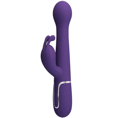 PRETTY LOVE - DEJON 3-IN-1 MULTIFUNCTION PURPLE RABBIT VIBRATOR