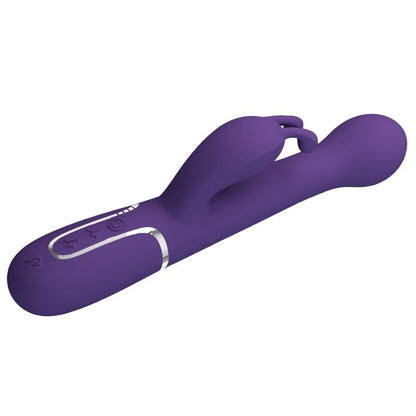 PRETTY LOVE - DEJON 3-IN-1 MULTIFUNCTION PURPLE RABBIT VIBRATOR