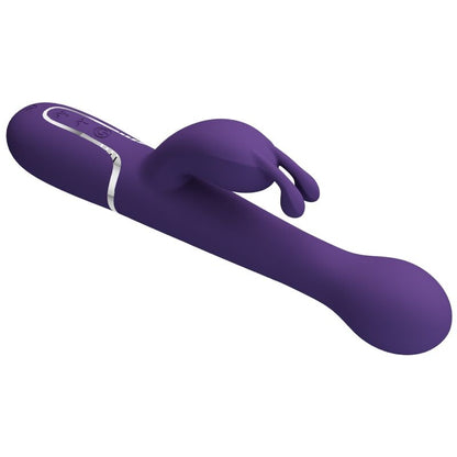 PRETTY LOVE - DEJON 3-IN-1 MULTIFUNCTION PURPLE RABBIT VIBRATOR