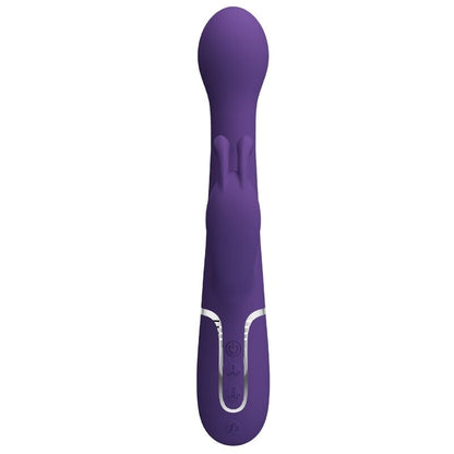 PRETTY LOVE - DEJON 3-IN-1 MULTIFUNCTION PURPLE RABBIT VIBRATOR
