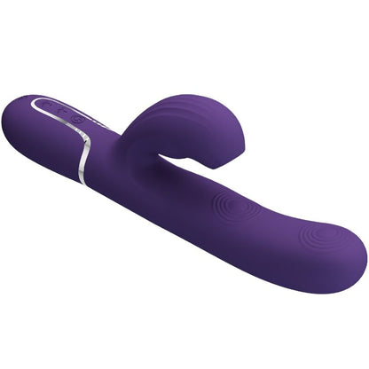 PRETTY LOVE - PERLITA VIBRADOR G-SPOT 3 EN 1 MULTIFUNCIÓN MORADO