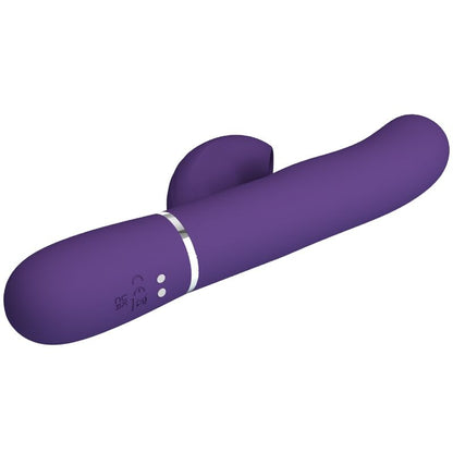 PRETTY LOVE - PERLITA VIBRADOR G-SPOT 3 EN 1 MULTIFUNCIÓN MORADO