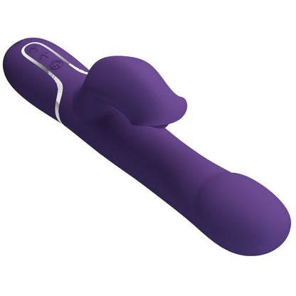 PRETTY LOVE - ZALIN 4-IN-1 PURPLE PEARL RABBIT VIBRATOR