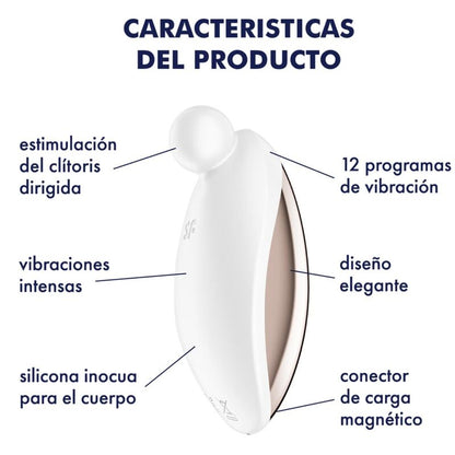 SATISFYER - SPOT ON 2 WHITE LAY-ON VIBRATOR