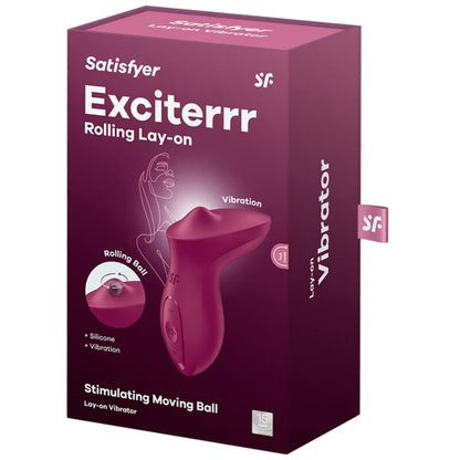 SATISFYER - EXCITERRR LAY-ON CLITORAL VIBRATOR FUCHSIA
