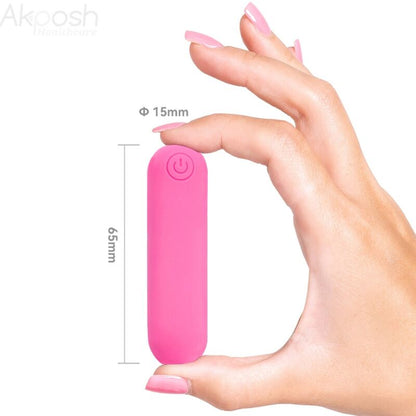 ARMONY - SPLASH JOLINE VIBRADOR BALA SILICONA CONTROL REMOTO 10 VIBRACIONES 65 X 15 CM ROSA