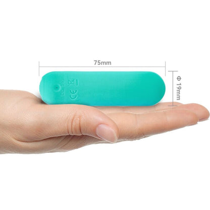 ARMONY - SPLASH HAHA SILICONE BULLET VIBRATOR 10 VIBRATIONS 75 X 19 CM GREEN