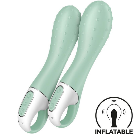SATISFYER - AIR PUMP VIBRATOR 3 G-SPOT INFLATABLE MINT