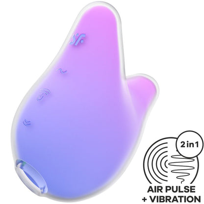 SATISFYER - MERMAID VIBES STIMULATOR AND VIBRATOR VIOLET AND PINK