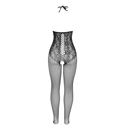 SUBBLIME - 951849 BODYSOCK DE RED REJILLA CON ESCOTE HALTER NEGRO TALLA ÚNICA