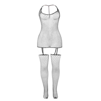 SUBBLIME - 951955 BODYSTOCKING DE RED DE REJILLA CON BRILLOS TALLA ÚNICA