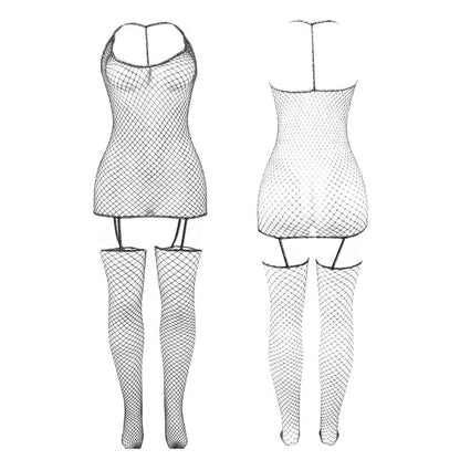 SUBBLIME - 951955 BODYSTOCKING DE RED DE REJILLA CON BRILLOS TALLA ÚNICA