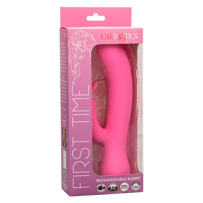 CALEXOTICS - FIRST TIME VIBRADOR CONEJITO RECARGABLE ROSA