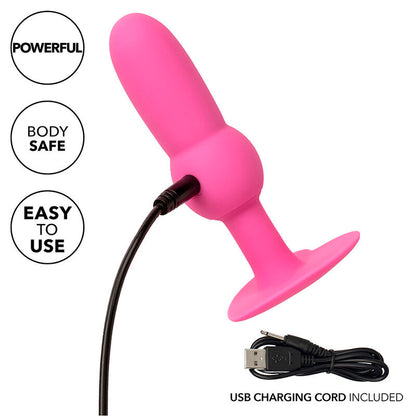 CALEXOTICS - FIRST TIME ANAL PLUG BEAD PROBE 10 VIBRATIONS PINK