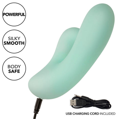 CALEXOTICS - PACIFICA FIJI G-SPOT VIBRATOR AND STIMULATOR 10 AQUA VIBRATIONS