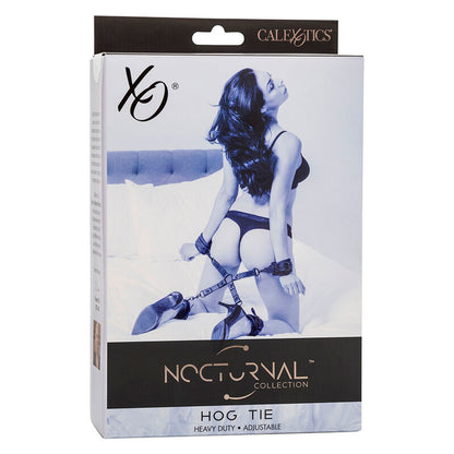CALEXOTICS - CONECTOR NOCTURNO HOG TIE CUERO AJUSTABLE NEGRO