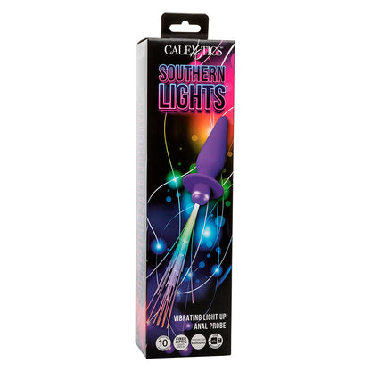 CALEXOTICS - SOUTHERN LIGHTS VIBRADOR ANAL DE SILICONA 10 FUNCIONES MORADO