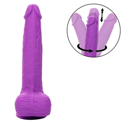 CALEXOTICS - STUDS ROTARY AND RECHARGEABLE VIBRATOR 10 VIBRATIONS PURPLE