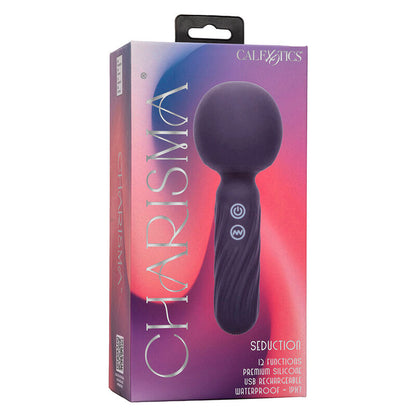 CALEXOTICS - MASAJEADOR CHARISMA SEDUCTION 12 FUNCIONES 17,75 CM X 6,25 CM PÚRPURA