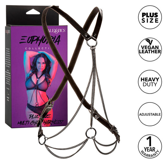 CALEXOTICS - EUPHORIA MULTICANTS HARNESS PREMIUM PLUS SIZE