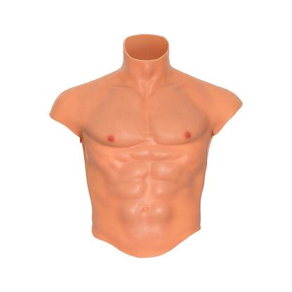 HIDDEN DESIRE - ALTER EGO SILICONE MEN'S TORSO SHIRT WITH ABS FLESH