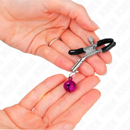 KINK - PURPLE SIMPLE NIPPLE CLAMP 6 CM