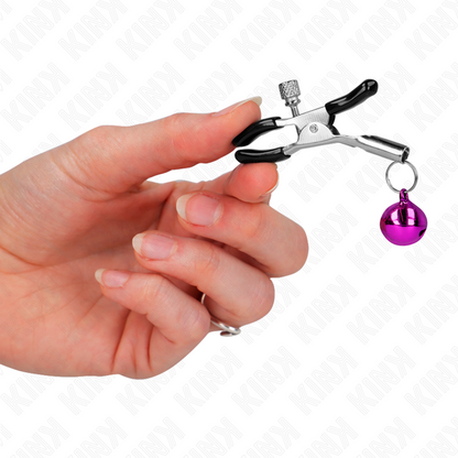 KINK - PURPLE SIMPLE NIPPLE CLAMP 6 CM