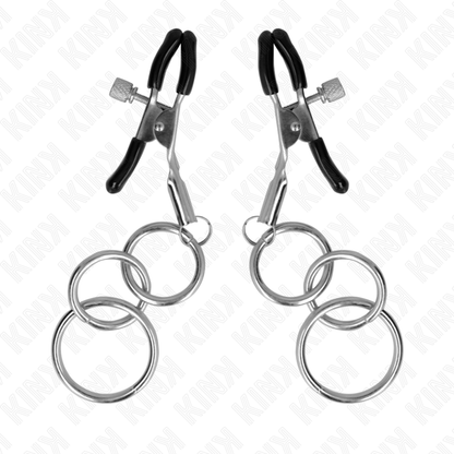 KINK - ABRAZADERA DE PICO CON 3 ANILLOS EN O 6 CM