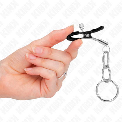 KINK - ABRAZADERA DE PICO CON 3 ANILLOS EN O 6 CM