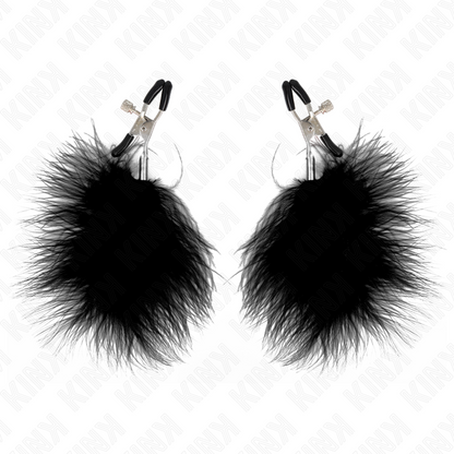 KINK - CLIP DE PENA PARA PICOS NEGRO 7 CM